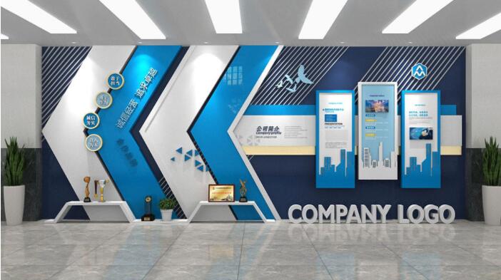 企業(yè)文化墻內(nèi)容設(shè)計圖片(圖5) 藍(lán)色簡約企業(yè)文化墻企業(yè)歷程企業(yè)榮譽墻內(nèi)容設(shè)計